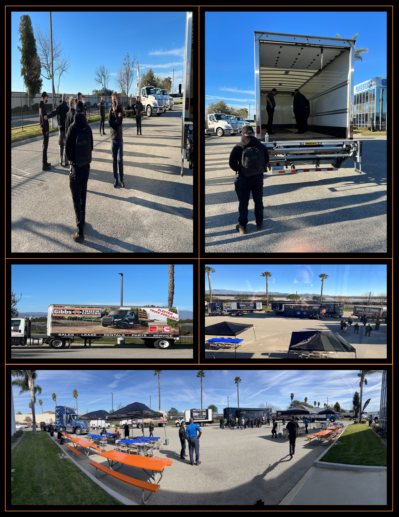 EMV Truck Event Collage